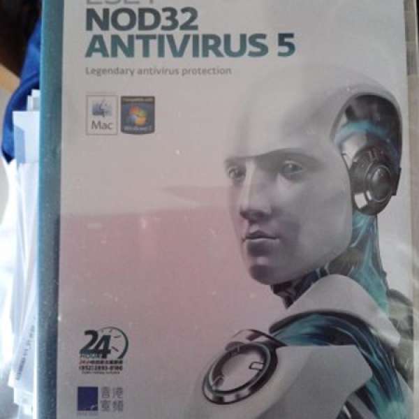 正版 全新 ESET NOD32 Antivirus 5 防毒程式 $40