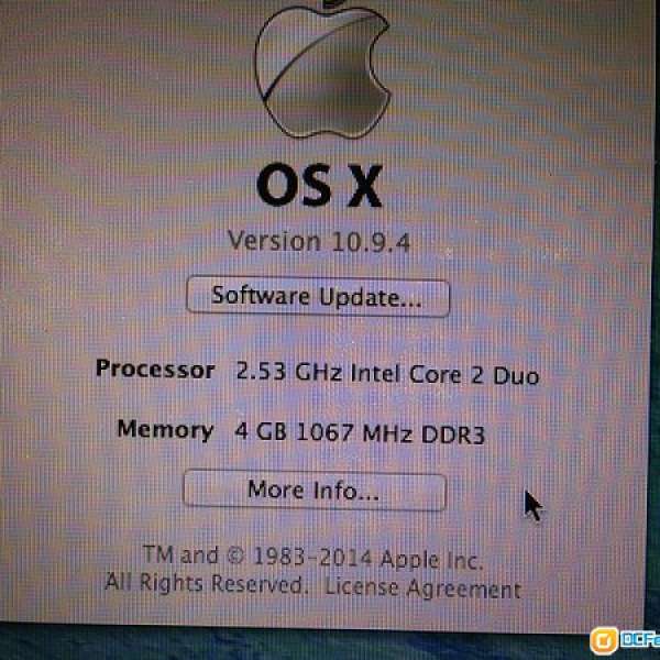 Macbook Pro 13" mid 2009 4GB RAM  2.53GHz