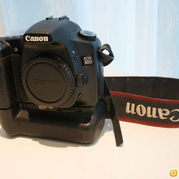 Canon 30D連正廠直倒 BG-E2， 九成新