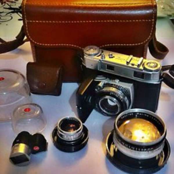 Kodak retina iiic全套相機三鏡連取景器