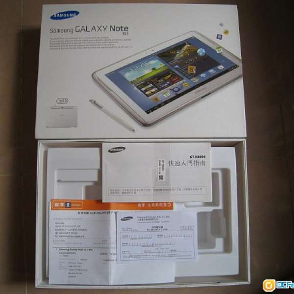 出售95% new行貨Samsung galaxy note 10.1 N8000 3G+WIFI 白色