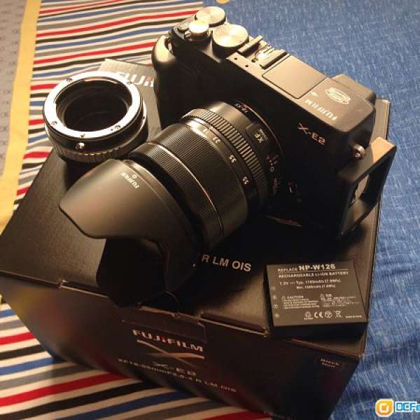 Fujifilm X-E2 kit 18-55 99% 新凈14年機