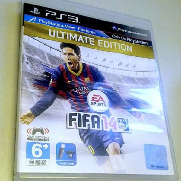 放 PS3 FIFA 14 Ultimate Edition (有code) 有CODE未用 FIFA14 PS 3