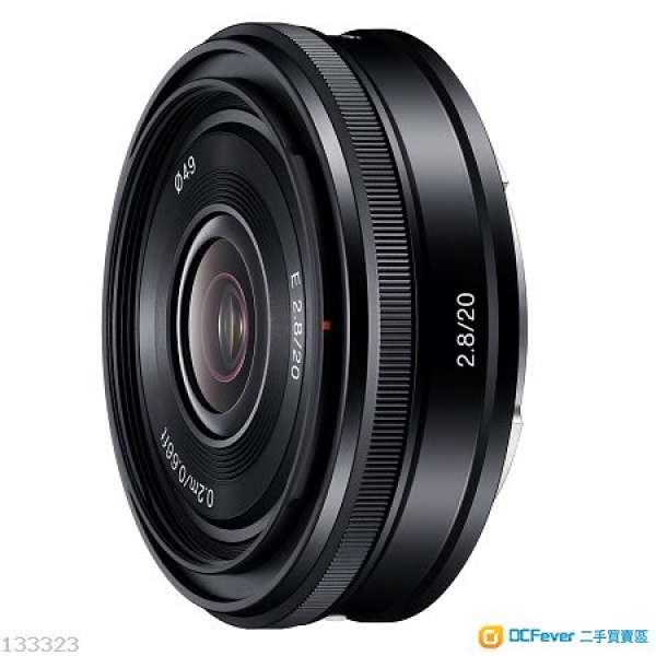 99%新Sony SEL20F28 E20mm/F2.8 Lens (行貨)