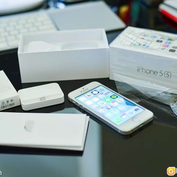 iPhone 5s 銀色Silver 64GB 95% new