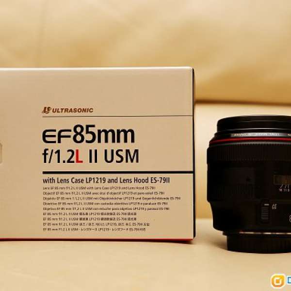 Canon EF 85mm f/1.2 L II USM (99% New)