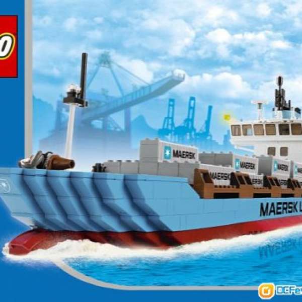 100% 全新 Lego 10155 Maersk Line Container Ship 馬士基貨輪