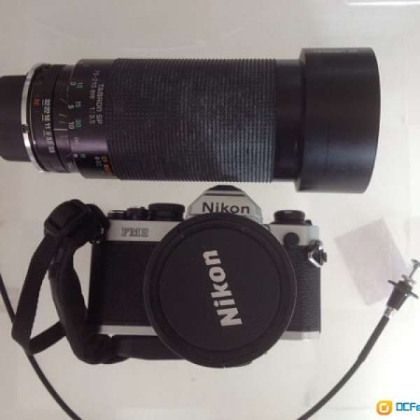 Nikon FM2 菲林相機及2鏡頭。