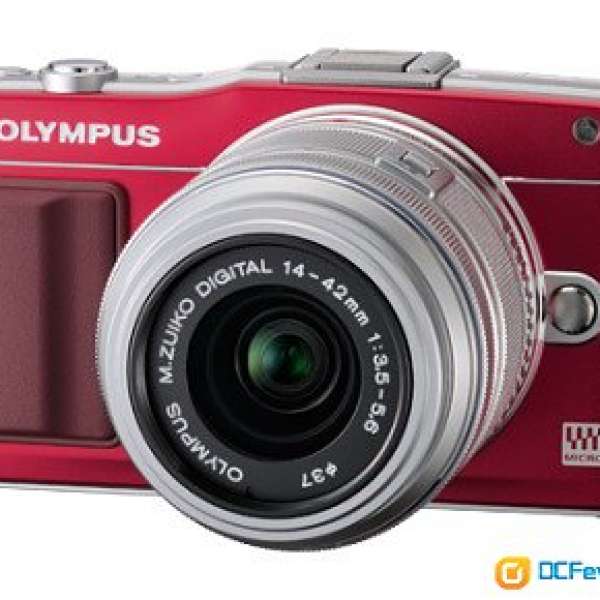 Olympus E-PM2 Digital Camera 可換鏡頭 紅色98%新