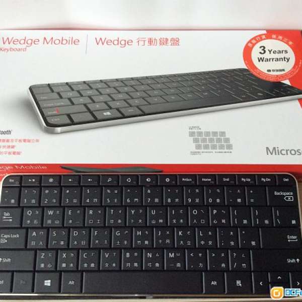 Microsoft wedge bluetooth keyboard & mouse