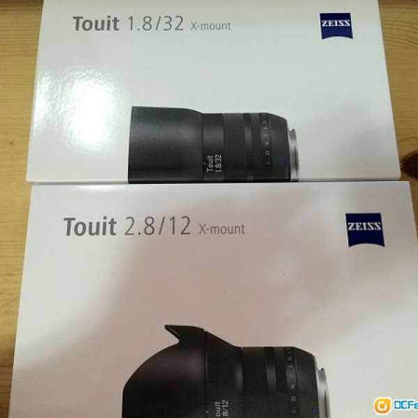 Zeiss Touit 1.8/32 & 2.8/12 X-mount Kit 行貨