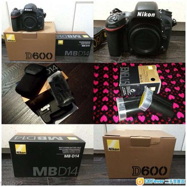 Nikon D600 行貨有保（開心價）全套出售