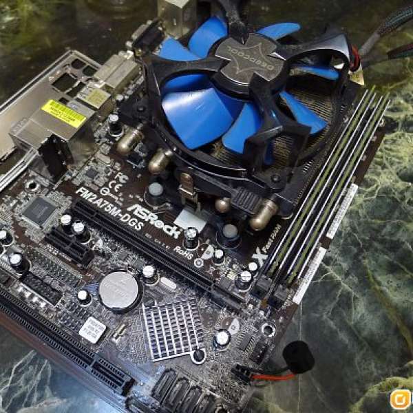 AMD A10-5800K,ASROCK FM2A75M-DGS,2gb Ram x2