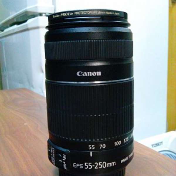 Canon EF-S 55-250 IS II 4-5.6 連 Filter 90% New