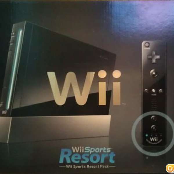 全新黑色Wii Sport Resort Pack