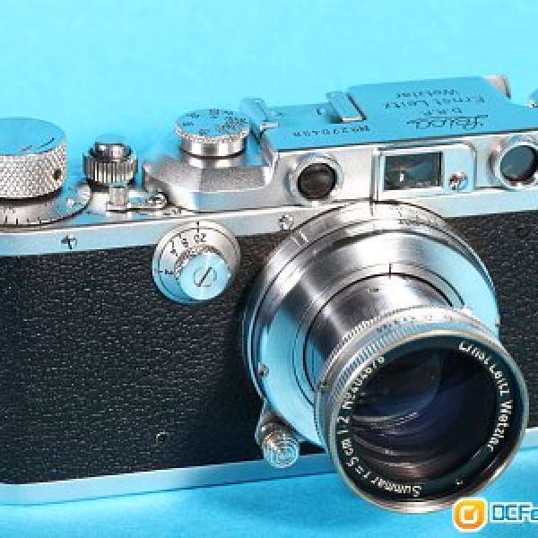 LEICA III A 相機連50mm f 2鏡頭