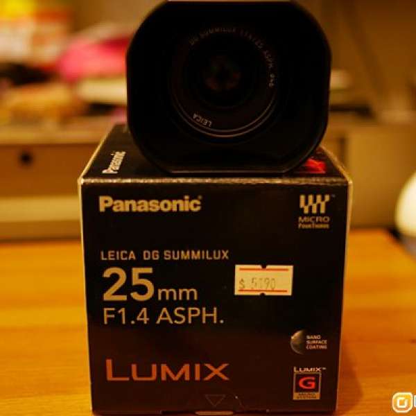 賣 Panasonic Leica DG SUMMILUX 25MM F1.4