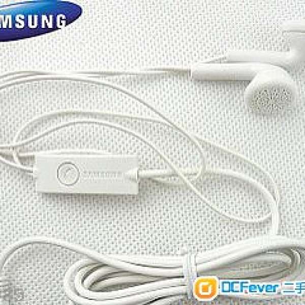特價 SALE!!! $27蚊 現貨 三星 原裝Samsung Galaxy 非入耳式耳機系列--  白色(有咪,...