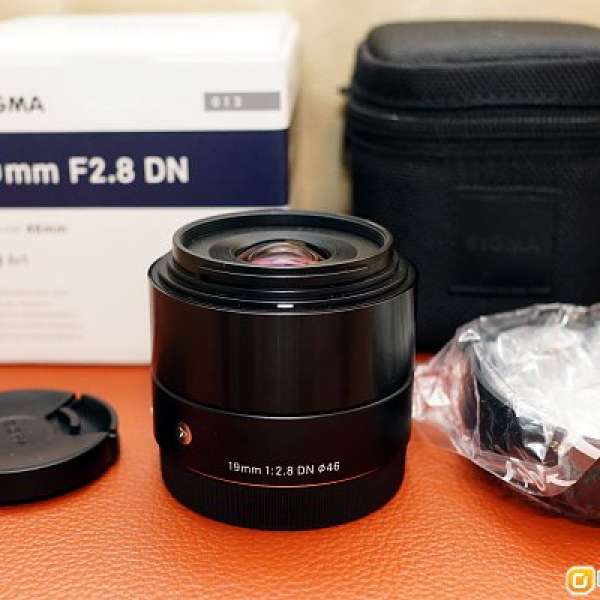 Sigma DN 19mm F2.8 Art 版 黑色金屬鏡身 行貨99新 長保養 for Sony E-mount