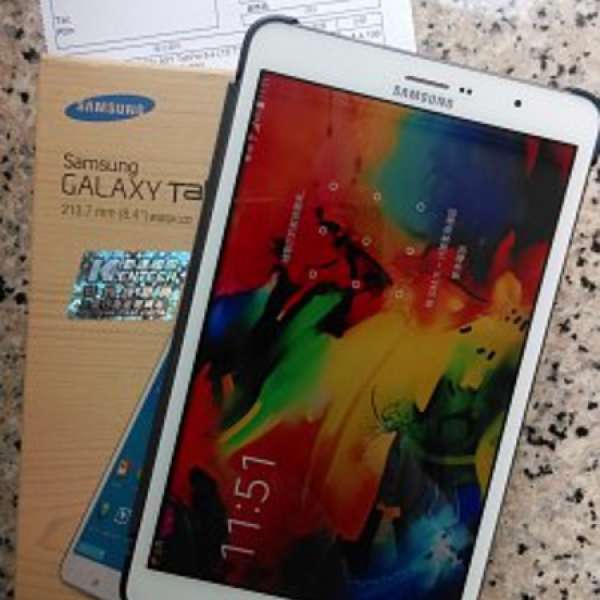 95%新行貨 白色Samsung Tabpro Tab Pro 8.4 LTE