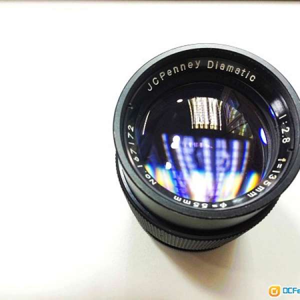 【M42】JCPenney Diamatic 135mm f/2.8 大光圈人像鏡
