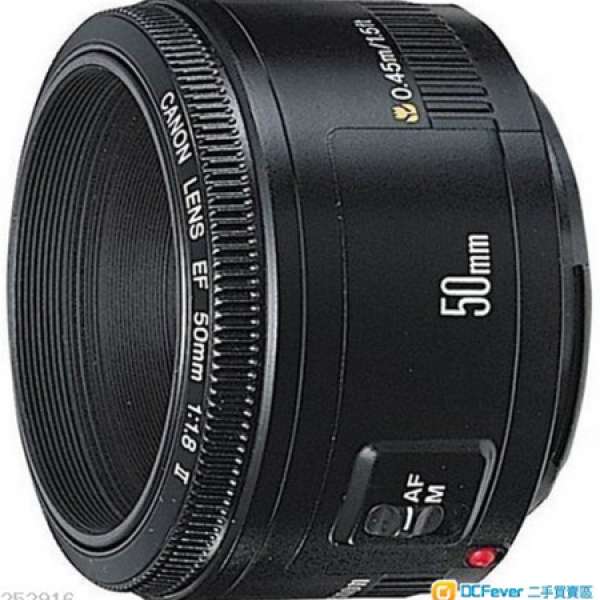 Canon EF 50mm f/1.8 II(想補錢換40mm 2.8)