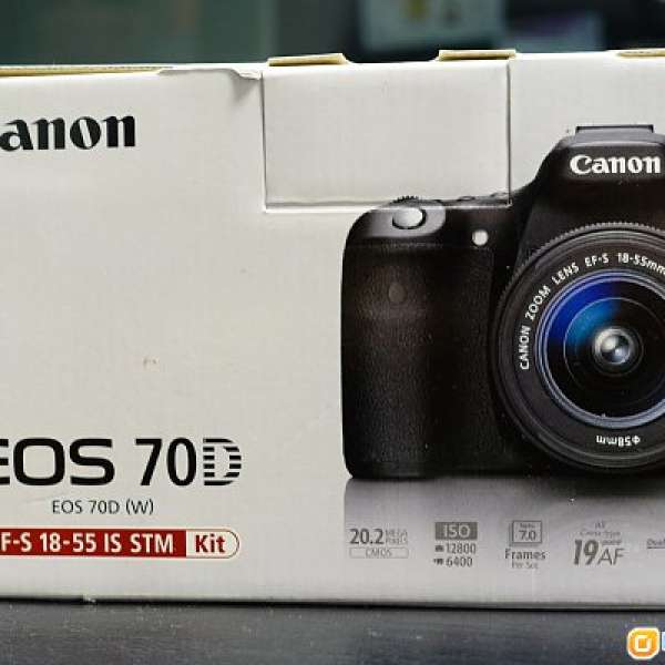 全新 Canon 70D kit (18-55 STM), 行貨有保