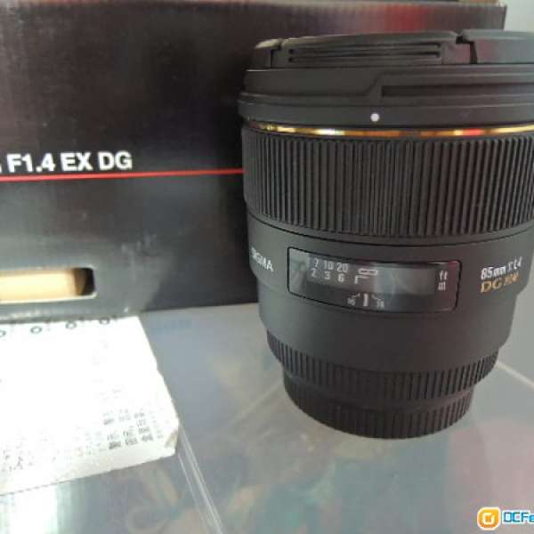 Sigma 85/1.4 HSM for Canon
