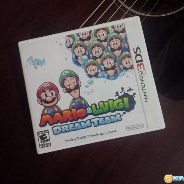 3DS xl Game Mario and luigi dream team 美版 9成新