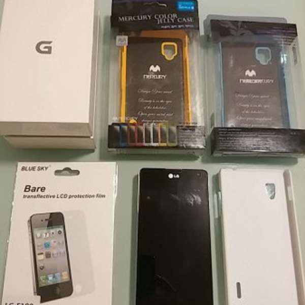 LG E975 Optimus G 白色, 香港行貨有盒 90%new F180, 送貼和三個保護套