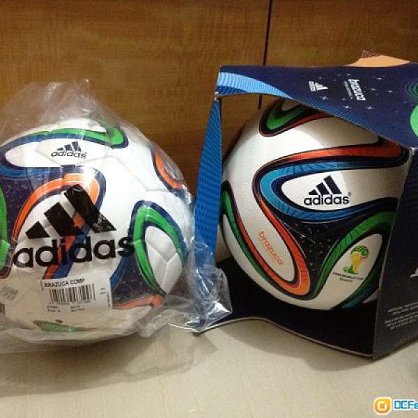 100% Real 100%new 2014年巴西世界盃專用足 adidas Brazuca Official Match Ball