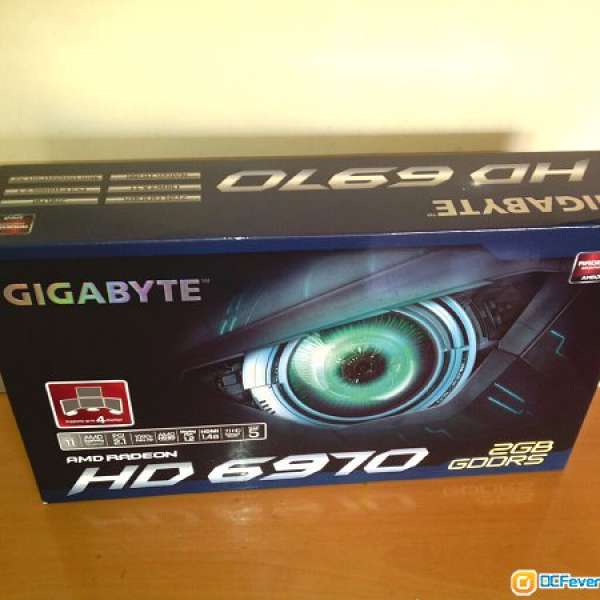 盒裝GIGABYTE HD6970 2G DDR5 已換ICY VISION 散熱(100% 正常)