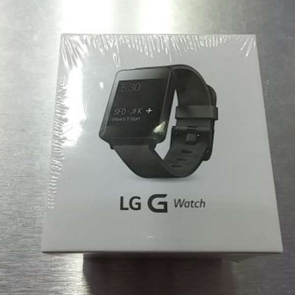 全新 100% New 未開封 - Android Wear 手錶 - LG G Watch黑色