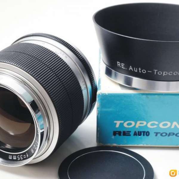 Topcon RE 35mm f/2.8(Exa)發色明艷  銳利  被譽最靚嘅日本鏡 (接近收藏級) A7專用