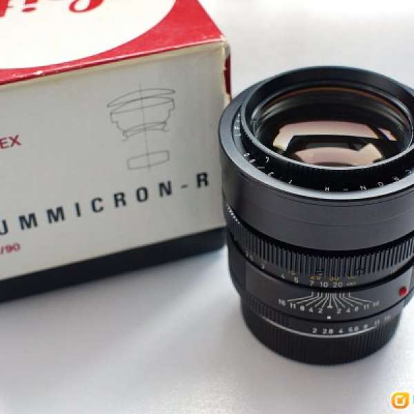 Leica Letiz Summicron-R 90mm F2 with serie 7 filter & 14255 set (大頭九)