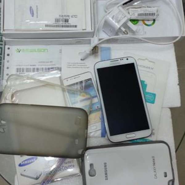 Samsung galaxy note 2 lte N7105 4G 白色行貨