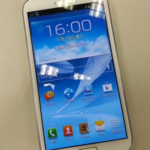 99%new 白色Samsung GALAXY Note 2 N7105 4G