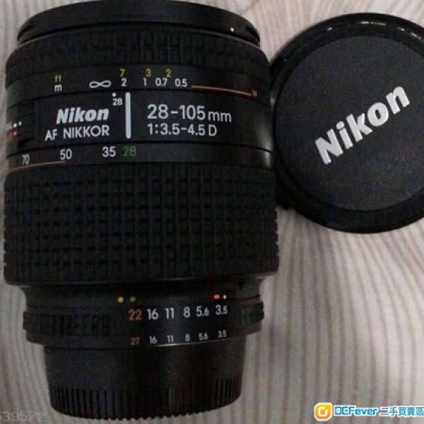 Nikon AF 28-105mm F/3.5-4.5 D with Marco 90%new