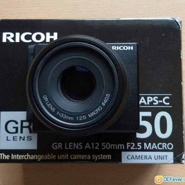 ricoh gxr 50mm f2.5 macro a12 module only