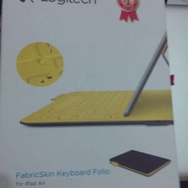 Logitech FabricSkin Keyboard Folio for iPad Air, 原裝香港行貨,兩年保養