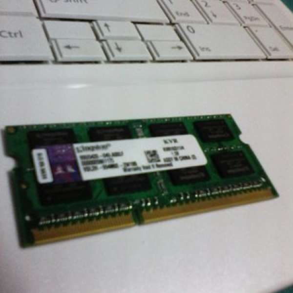 Kingston ddr3 4gb notebook ram 一條