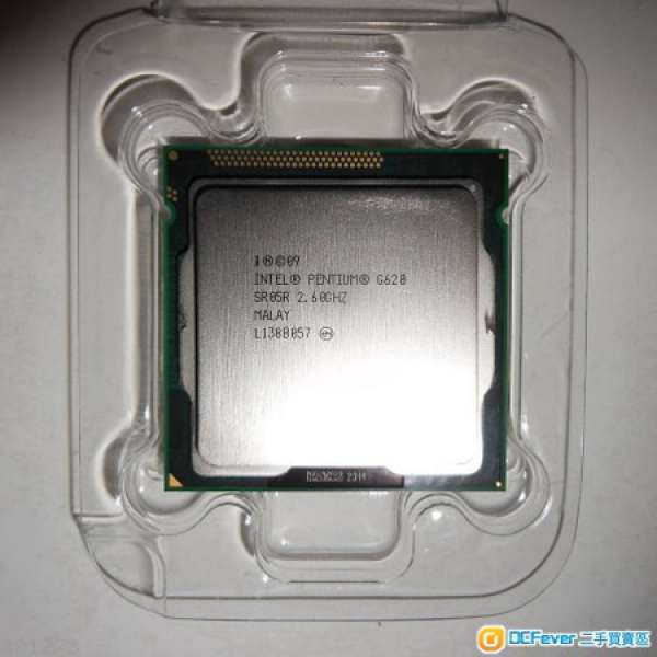 Intel Pentium G620 2.6GHz 3M Cache LGA1155 雙核CPU!