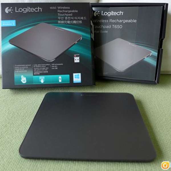 二手Logitech T650 無線充電式觸控板 （合Windows 8 用）