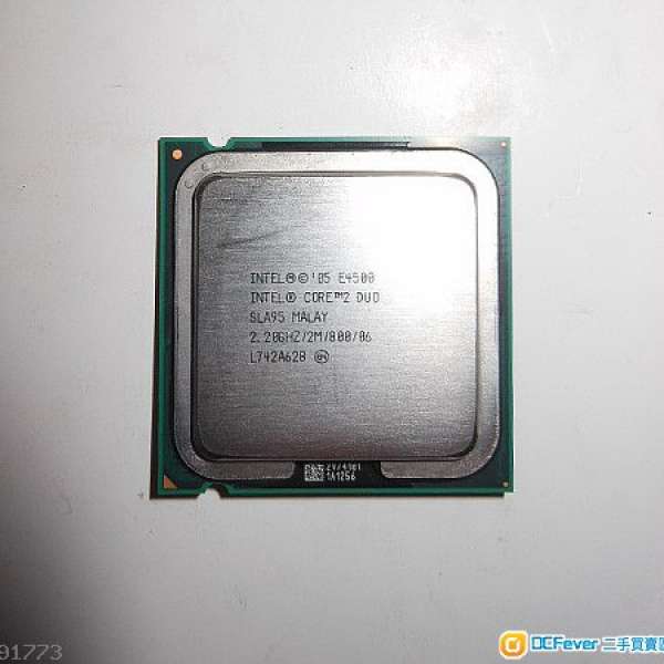 Intel Core 2 Duo E4500 2.20GHz 2M 800MHz LGA775 雙核CPU!