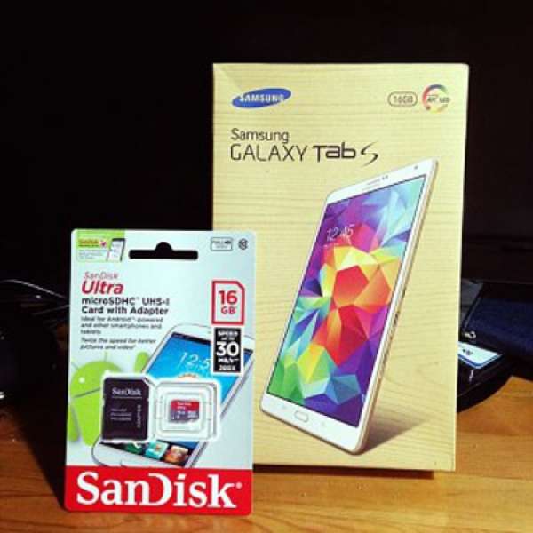 Samsung Galaxy Tab S (Tabs) 8.4 16GB 4G LTE White