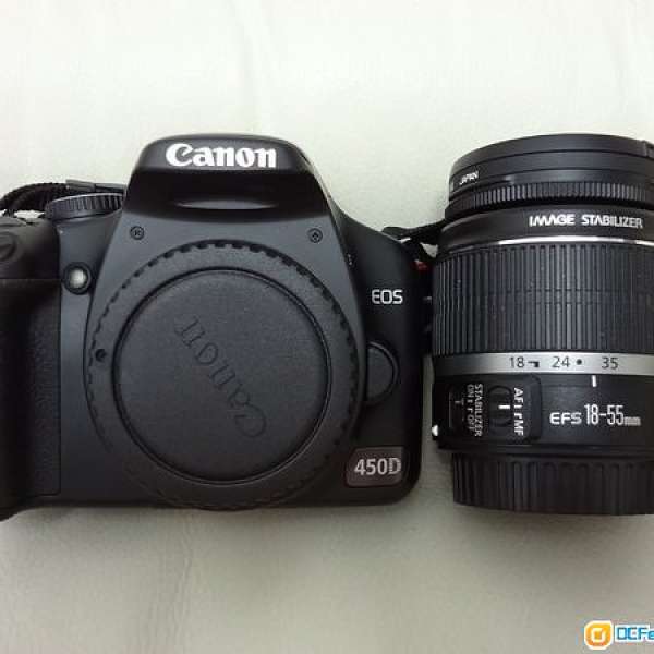新淨 Canon 450D EF-S 18-55 IS Kit set 【等待確認】