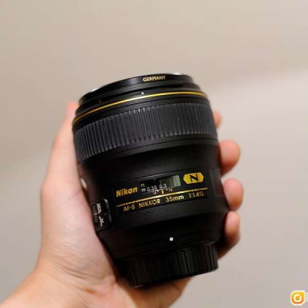 Nikon AF-S 35mm f/1.4G, 98% 新, 行貨