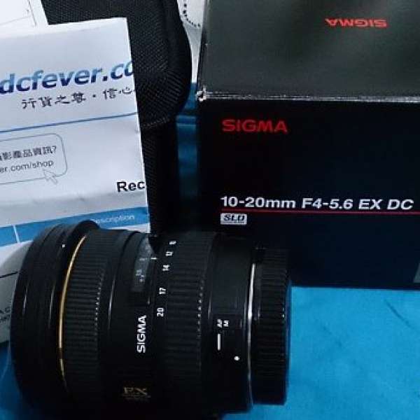 90%新 行貨 Sigma EX 10-20mm F4-5.6 DC HSM 新皮 (Canon)