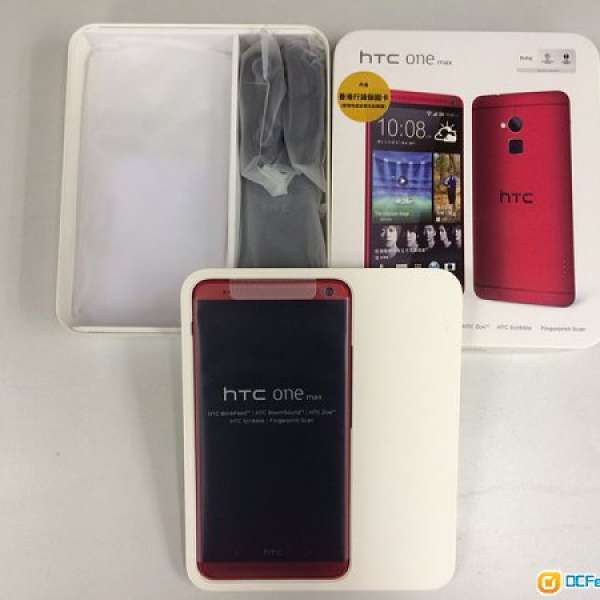 100%new 行貨紅色HTC ONE MAX