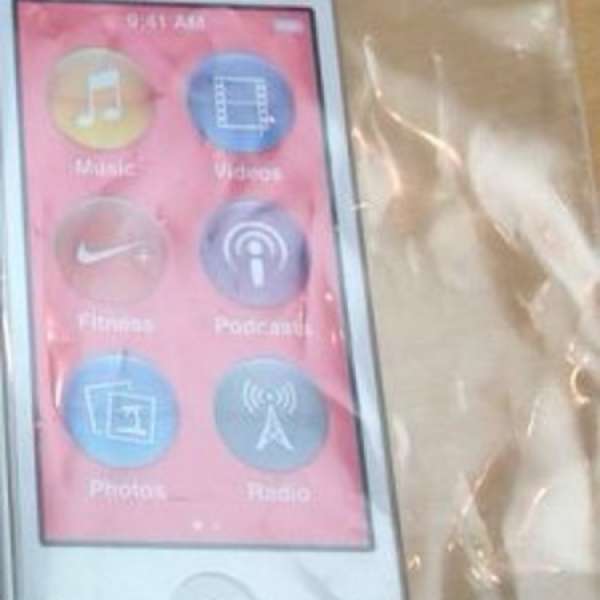 全新100% new iPod nano 7代 16gb 銀色
